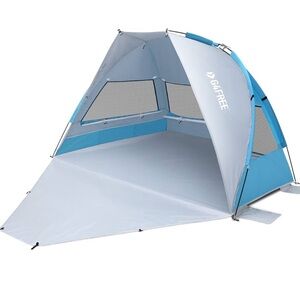 NEW Portable Beach Tent Sun Shade Shelter UPF 50+ Umbrella Canopy Lightweight